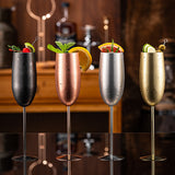Thickened Stainless Steel Wine Glass Goblet