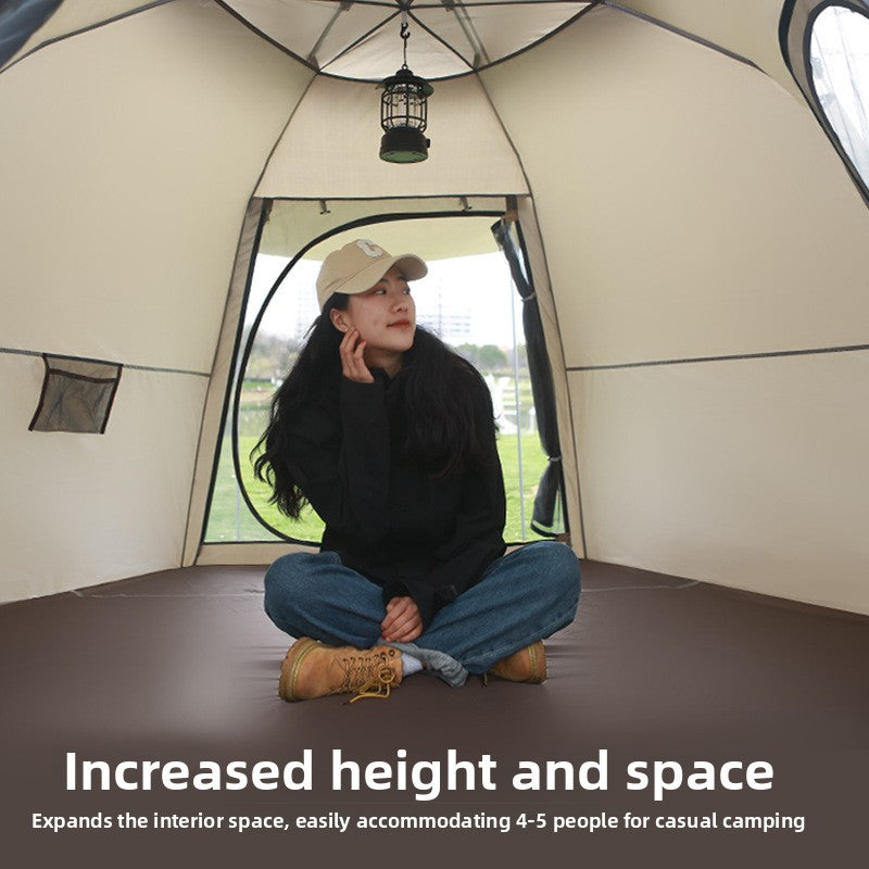 Hexagonal Instant Pop Up Camping Tent