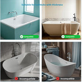 Children's Bathtub Silicone Water Barrier Bathroom Storage Rack