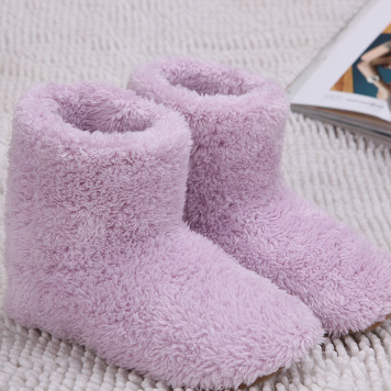 USB Electric Heated Velvet Slippers Unisex