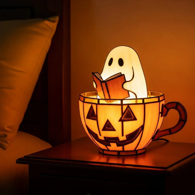 Halloween Ghost Reading Night Light