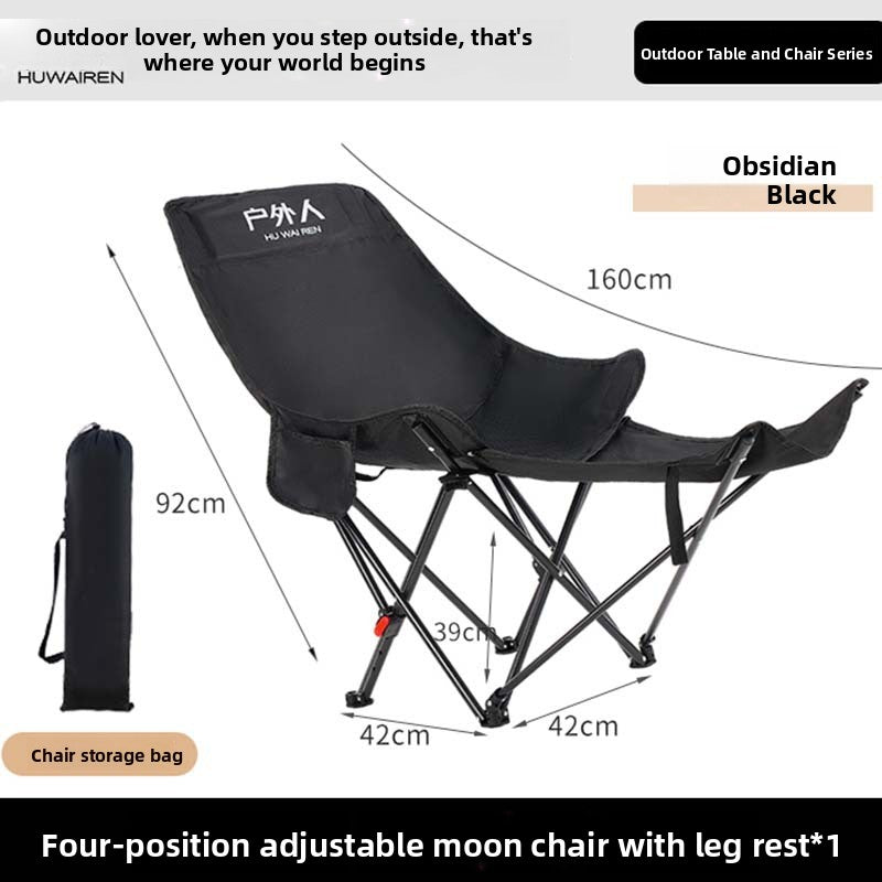 Adjustable Reclining Folding Camping Chair