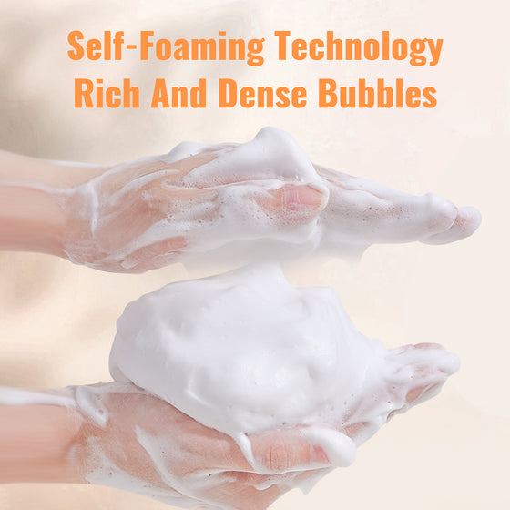 Mousse body wash foam pump dispensing