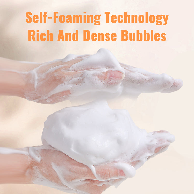 Mousse body wash foam pump dispensing