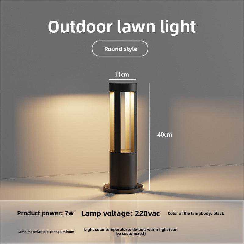Modern Solar LED Lawn Light
