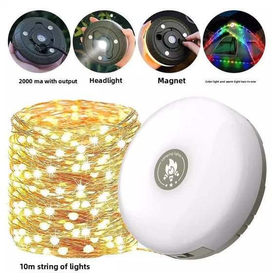 Rechargeable Outdoor Camping LED String Lights Camping & Hiking product image 4
