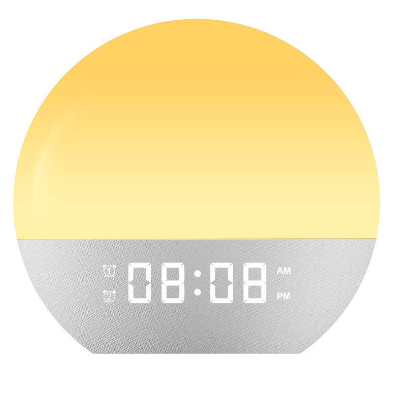 Multifunction Sunrise Alarm Clock with Bluetooth Speaker