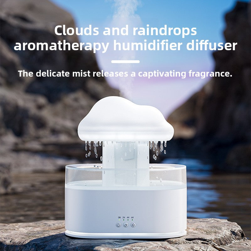 Ultrasonic Rain Cloud Humidifier Aroma Diffuser