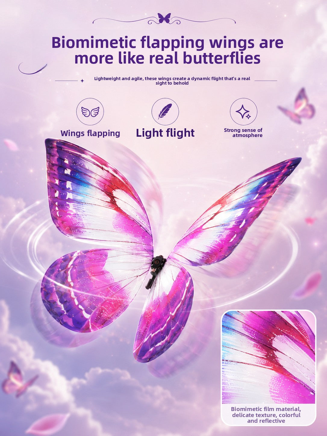 Remote Control Bionic Butterfly Flying Toy