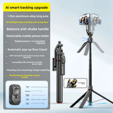 Bluetooth Gimbal Selfie Stick with Auto Tripod