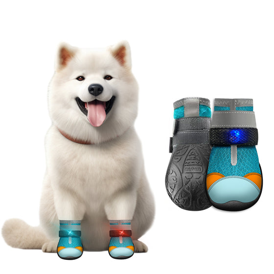 Dog shoes with LED safety light, photo 6