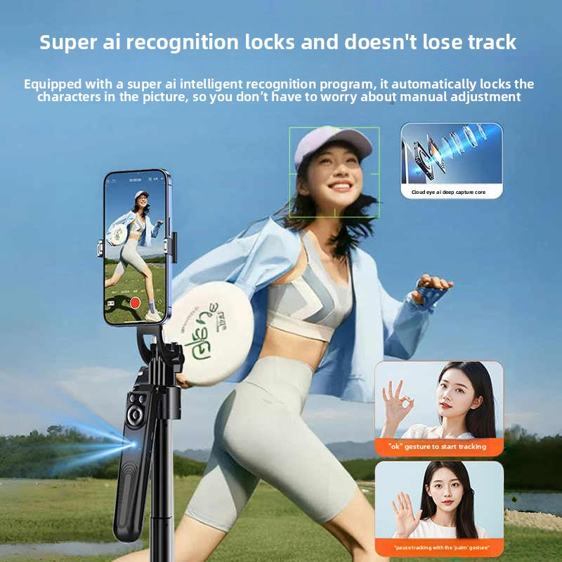 Smart AI PTZ Smartphone Tripod with Face Tracking