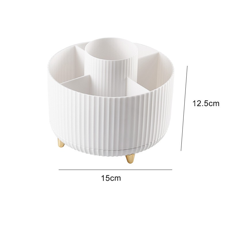 360 Swivel Makeup Brush Organizer