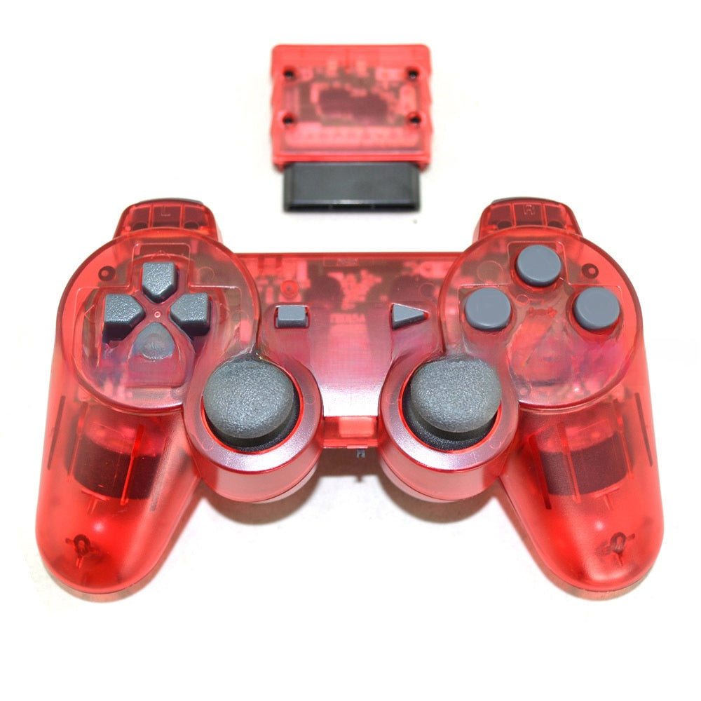 PS2 Wireless Transparent Game Controller