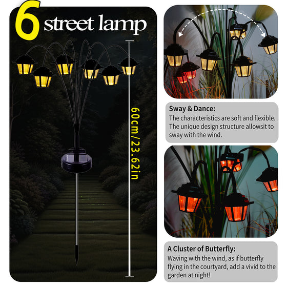 Hexagonal Solar Palace Lantern Garden & Outdoor product image 3