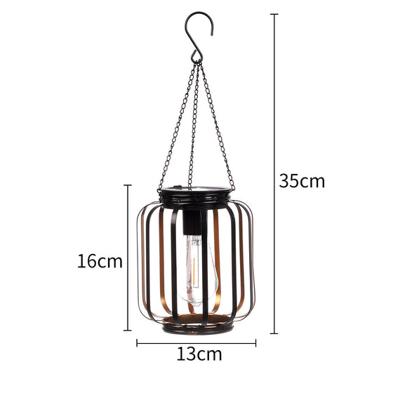 Solar Powered Retro Iron Chandelier Light Garden & Outdoor product image 6