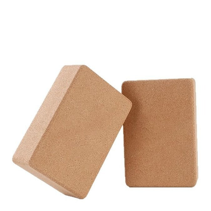Customizable Natural Cork Yoga Block High-Density Non-Shedding
