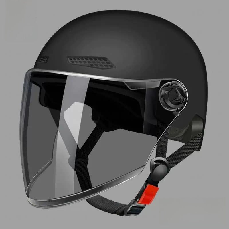 Rainproof Electric Bike Helmet with Sun Visor