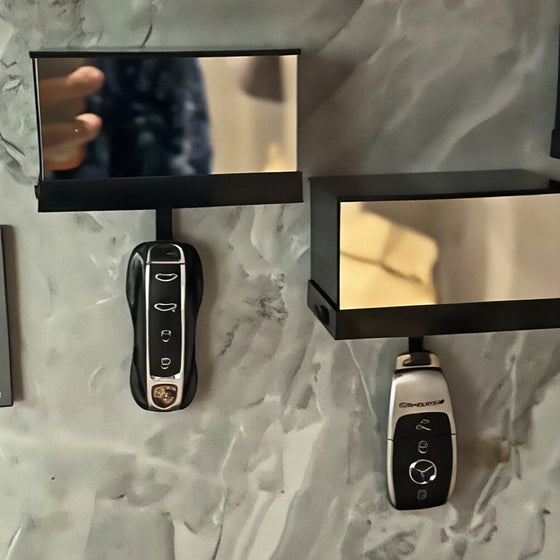 Infinite Mirror Garage Key Holder with LED Light product image 4