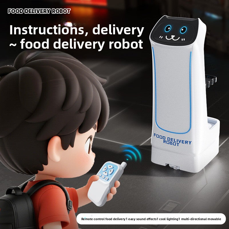 Childrens Food Delivery Remote Control Car Toy
