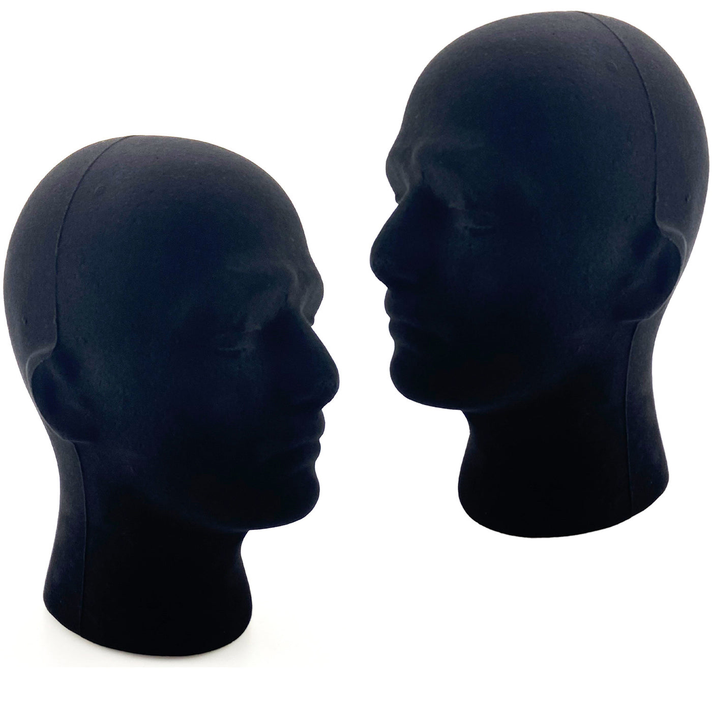 Foam Flocked Display Head for Glasses Wigs Accessories
