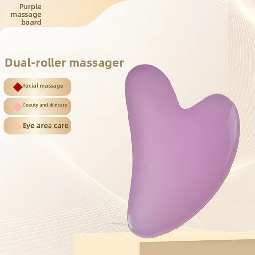 Resin Crystal Facial Massage Roller and Gua Sha Board Set product image 6