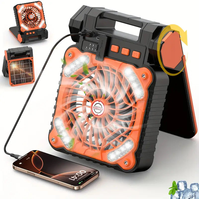 Solar Camping Fan