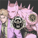 Jojo Killer Queen Punk Ring and Badge Set