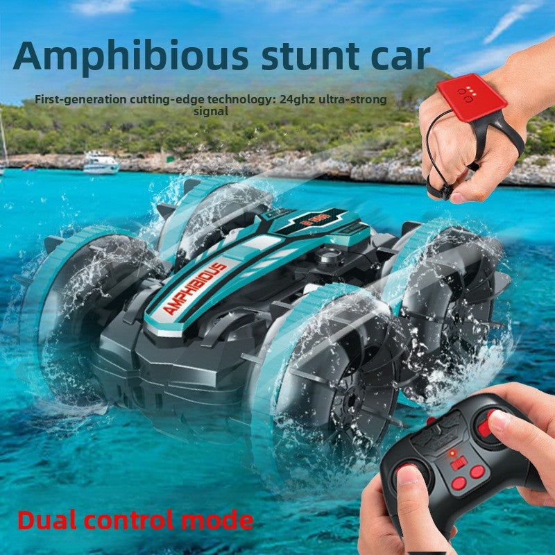 Remote control amphibious stunt car product photo 4