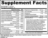 Hair skin and nails vitamins in hand showing capsule size