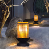 Zen Style Solar Powered Outdoor Garden Lamp