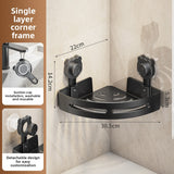 Household Wall Mount Suction Cup Corner Rack