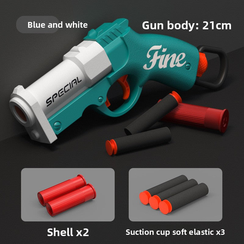 Gold Ring Throwing Shell Soft Bullet Launcher