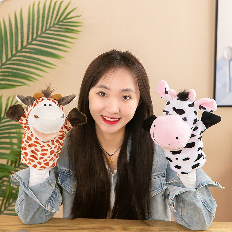 Open-mouthed animal puppets
