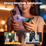 Magnetic phone selfie light for content creators