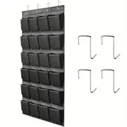 24-Pocket Over-the-Door Shoe Organizer