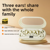 Tri-Functional Bluetooth Earbuds with Transparent Charging Case