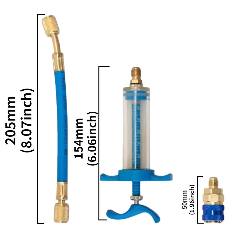 Automotive AC Refrigerant Oil Injector