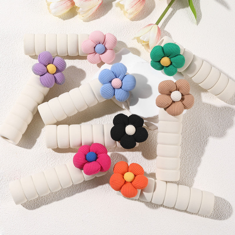 Ins Flower Door Gloves Anti-collision Soft Warm Protective Cover