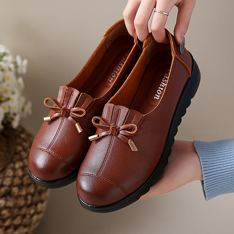 Women's soft sole slip-on loafers with low heel, photo 3