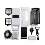 12 in 1 Multifunctional Vegetable Cutter Food Chopper Potato Slicer Carrot Grater Onion Shredder Salad Cutter Kitchen Gadgets