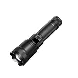 strong flashlight rechargeable with digital display