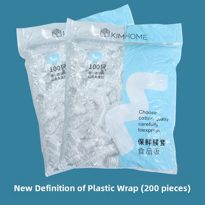 Single-use food-grade plastic wrap kit