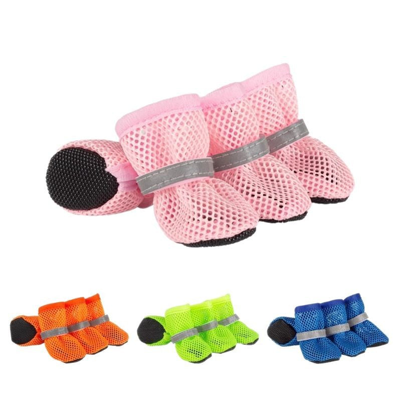 Mesh Pet Dog Shoes with Soft Sole