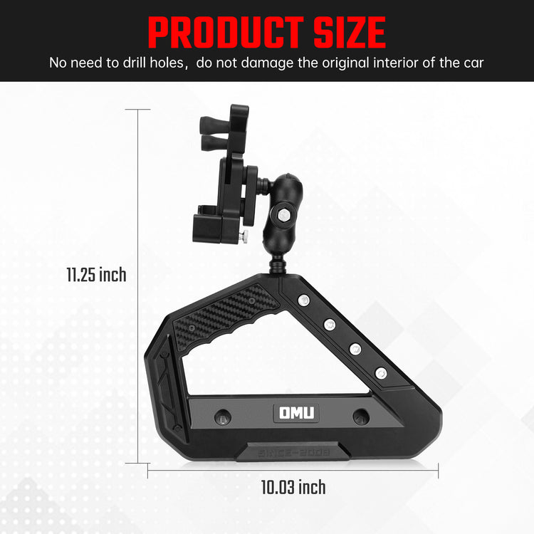 Bronco phone holder lifestyle, driver hands-free use