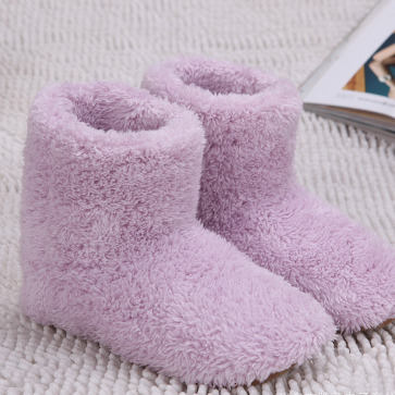 USB Electric Heated Velvet Slippers Unisex