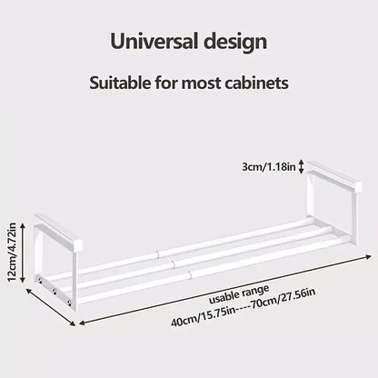 Adjustable Stackable Iron Shoe Rack Organizer