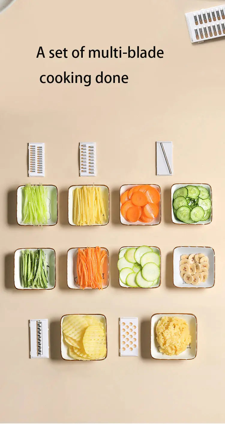 1pc Multifunctional Mandoline Slicer & Vegetable Cutter - Image 2