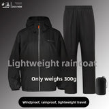 Ultra-Thin Waterproof Raincoat Set with Full Body Protection