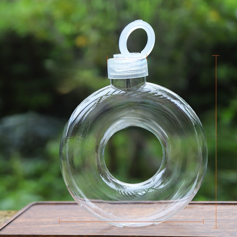 Plastic beverage bottle